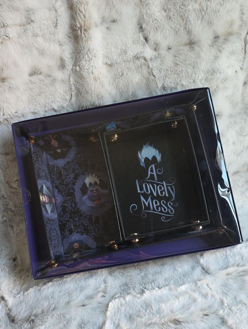 Disney Villains 'A Lovely Mess' Purple and Black Jewelry Tray Organizer